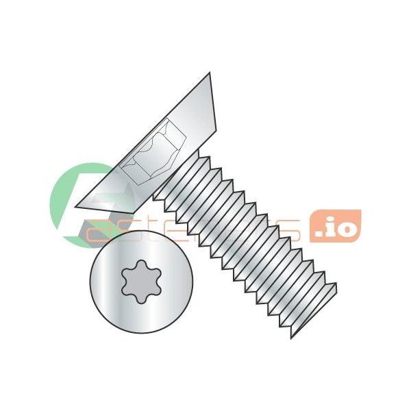 Newport Fasteners #6-32 x 3/16 in Torx Flat Machine Screw, Zinc Plated Steel, 10000 PK 823541 - main